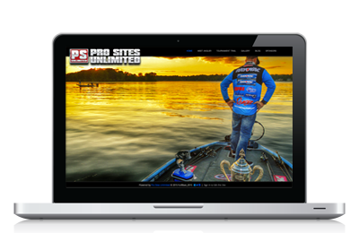 Responsive angler websites powered by Pro Sites Unlimited